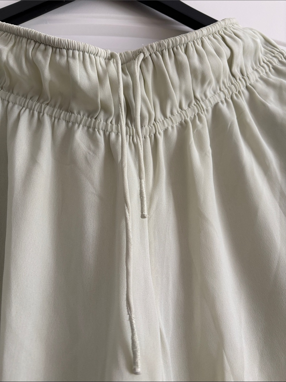 Free People Pale Mint Green Lace-Trim Jogger type pants - Picture 4 of 6